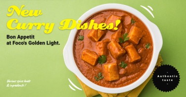 Curry Dishes Ecommerce Banner