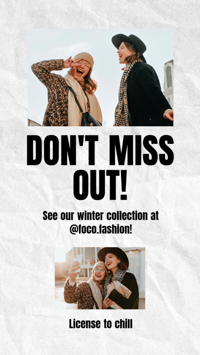 Winter Clothing New Arrival Fashion Instagram Story Image