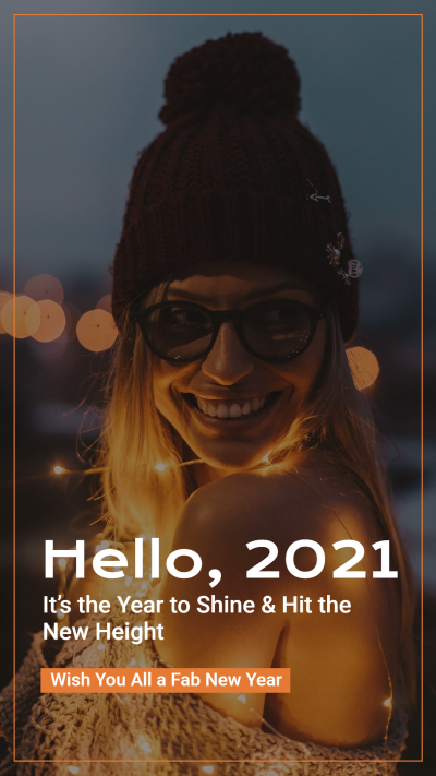 Happy New Year Instagram Story Image