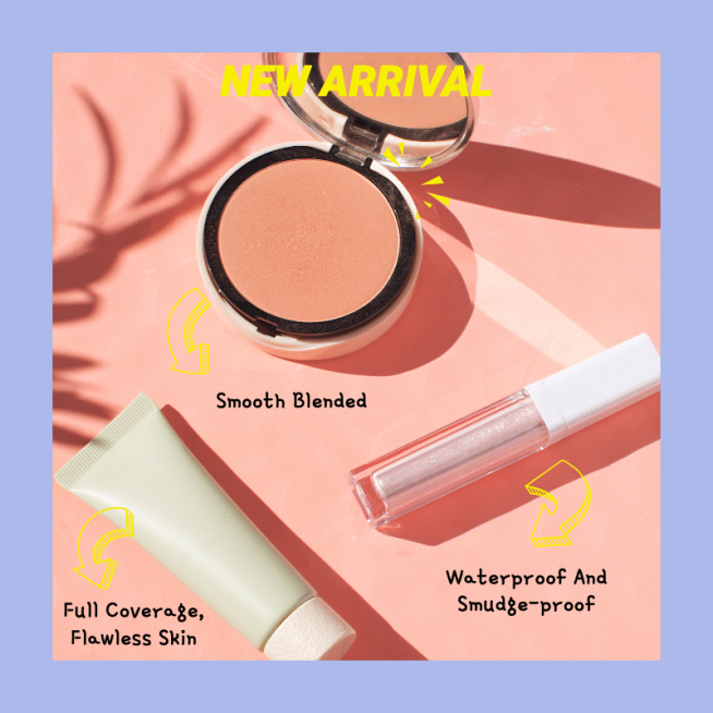 简约美妆产品晒图晒照PLOG预览效果