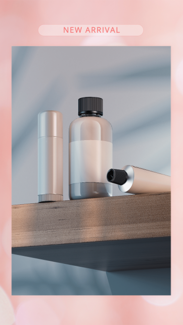 Simple Fashion Style Cosmetics Update Preview Ecommerce Story预览效果