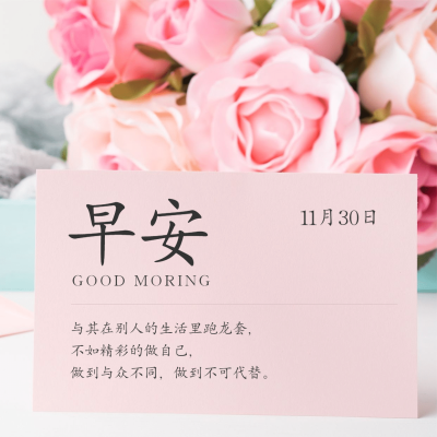 方形日签早安心语正能量语录文艺