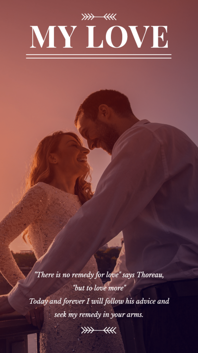 Simple Literary Couple Group Text Quotes Instagram Story