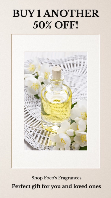 Fragrance Gift Discount Ecommerce Story
