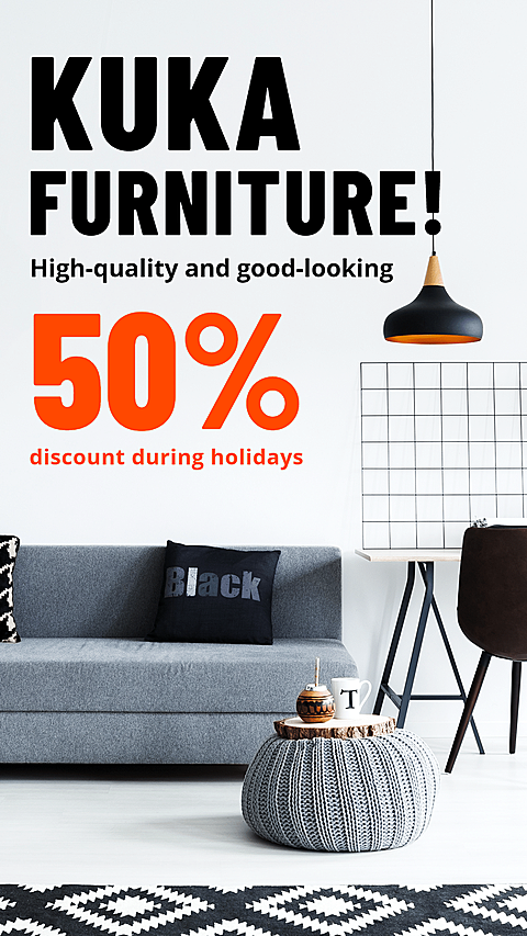 Simple Furniture Discount Promo Ecommerce Story