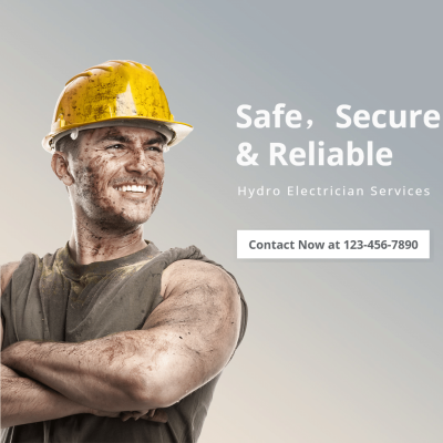 Hydro Electrician Service Ecommerce Product Image