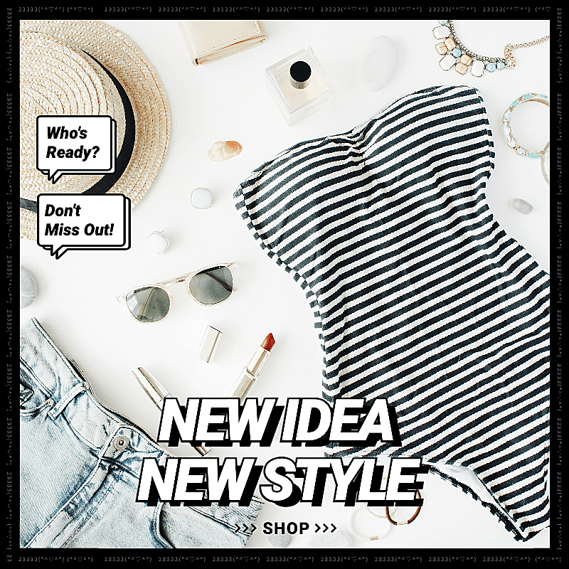 简约服饰晒图晒照PLOG