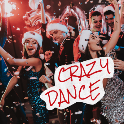 Couple Photo Crazy Dance Happy Time Template Poster Instagram Post