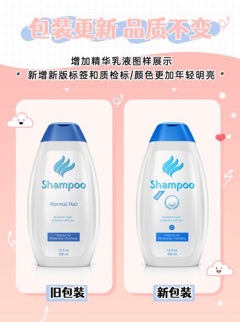 小红书护肤品种草新旧包装对比图预览效果