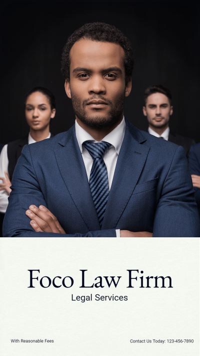 Provide Law Service Template Simple Style Poster Ecommerce Story