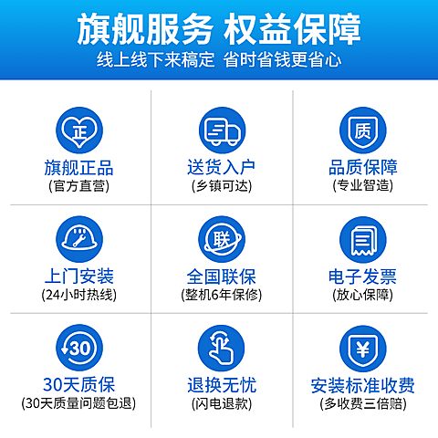 家电售后服务说明主图