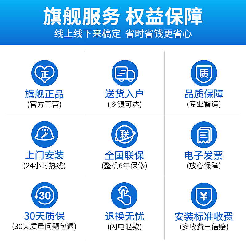 家电售后服务说明主图