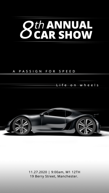 Fashion Annual Car Show Ecommerce Story预览效果