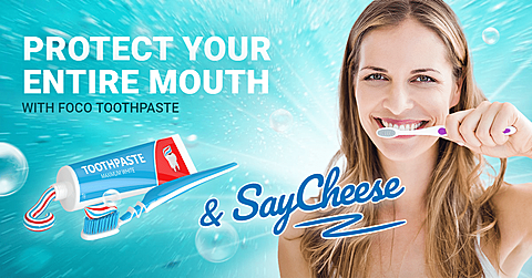 Toothpaste Product Promotion Template Fashion Simple Style Poster Ecommerce Banner