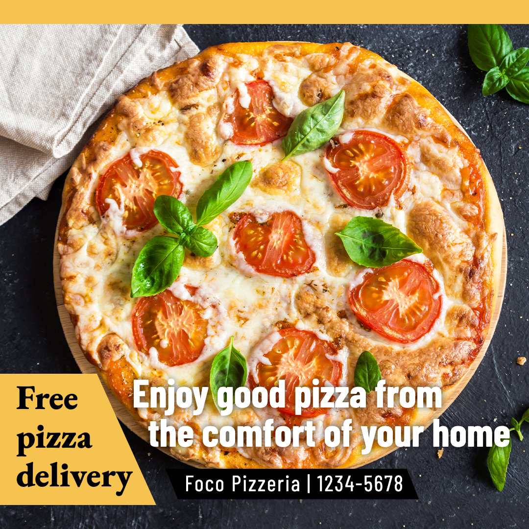 Simple Pizza Delivery Service Ecommerce Product Image