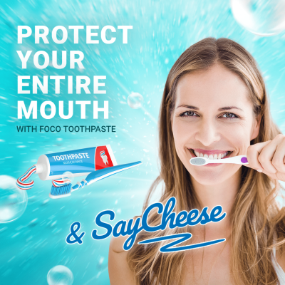 Healthcare Toothpaste Protects Entire Mouth Ecommerce Product Image