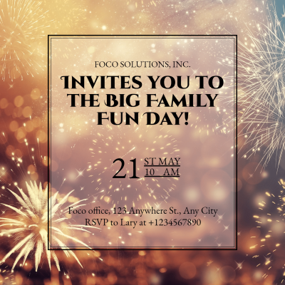 Corporate Event Invitation Letter