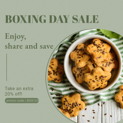Literary Biscuits Boxing Day Sale Instagram Post