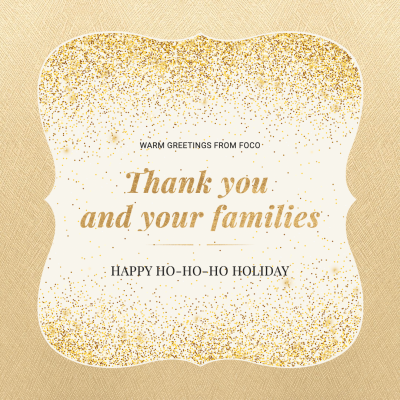 Texture Background Luxury Christmas Thanks Letter Instagram Post