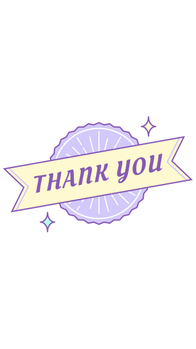 Simple Purple Geometry Frame Text Thank You  Instagram Highlight