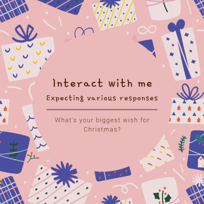 Creative Christmas Wishes Interaction Instagram Post
