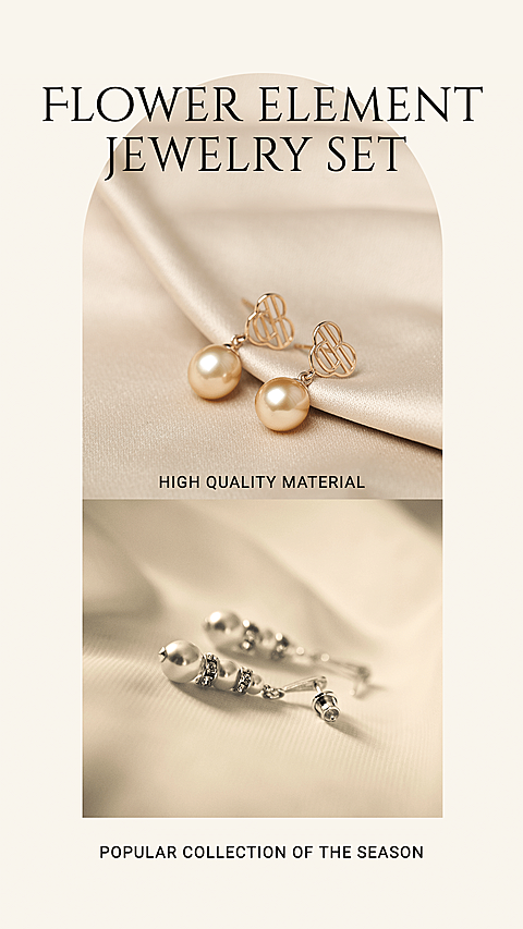 Flower Element Jewelry Set Discount Ecommerce Story