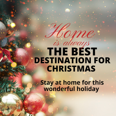 Creative Christmas Back Home Holiday Greeting Instagram Post