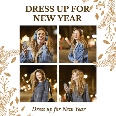 New Year Women's Fashion Clothing Promo Ecommerce Product Image