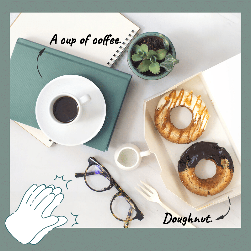 Coffee and Donuts Mark Template