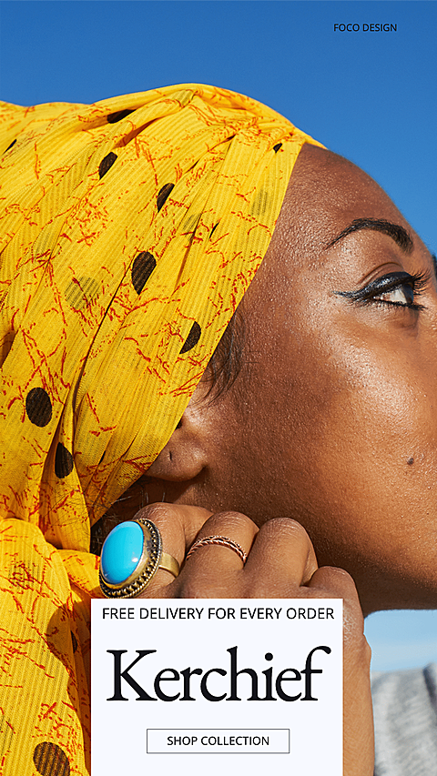 Free Delivery Headscarf Accessories Ecommerce Story
