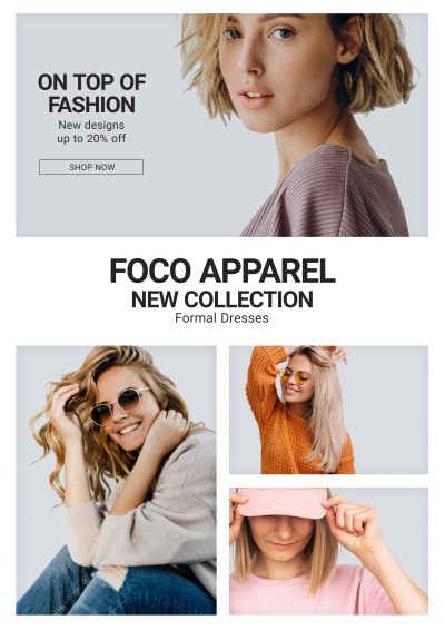 Women's Wear Display New Colletion Peopagating Poster