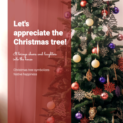 Christmas Tree Decoration Instagram Post