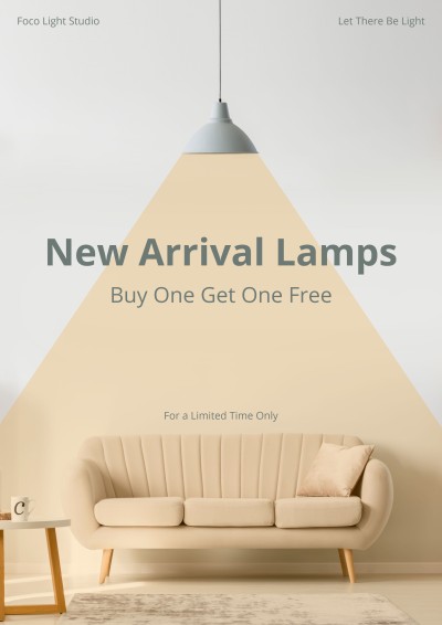 Commercial Furniture New Arrival Lamps Propagating Poster