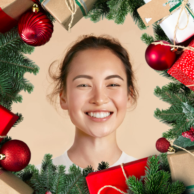 Luxury Style Gifts Element Christmas Picture Box Instagram Post Profile