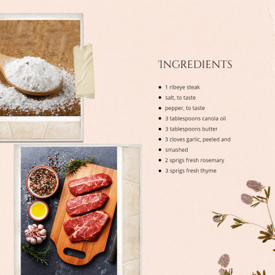 Leaves Decorate Simple Literary Cooking Steps Display Instagram Post