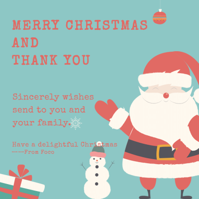 Cartoon Christmas Thanks Greeting Quotes Instagram Post