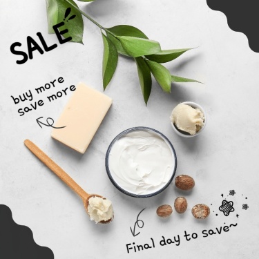 Skincare Products Sale Mark Template