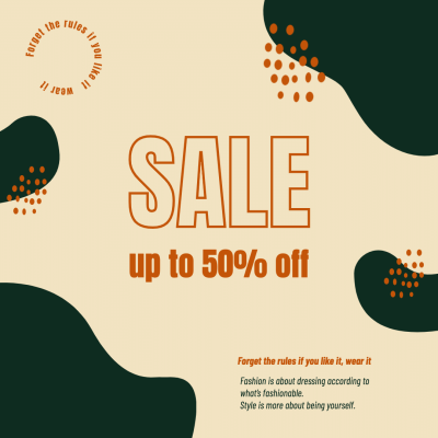 Fashion Dressing Discount Promo Instagram Post