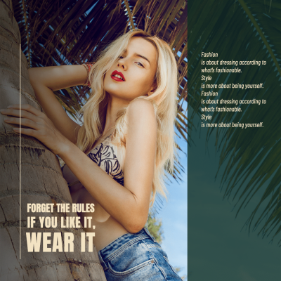 Typesetting Fashion Style Women's Wear New Arrival Ecommerce Product Image