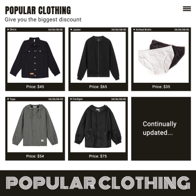 Simple Fashion Clothing Discount Instagram Post