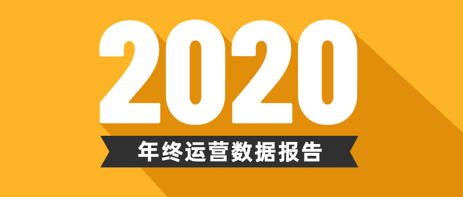 回顾2020年总结数据汇报公众号首图预览效果