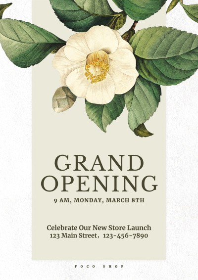 New Store Grand Opening Propagating Poster