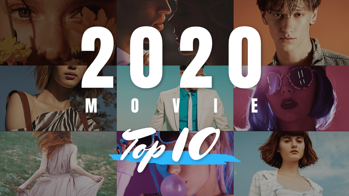 简约大字拼图影视盘点横版视频封面娱乐预览效果