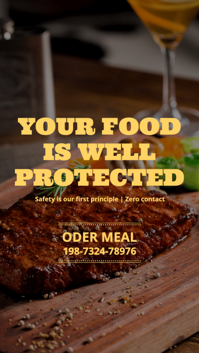 Delicious Food Template Poster Instagram Story