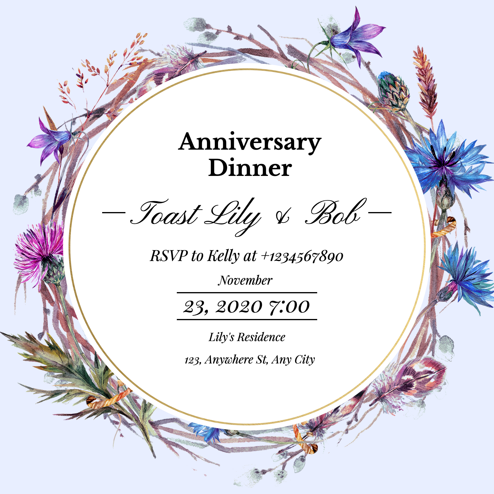 Anniversary Dinner Invitation Letter