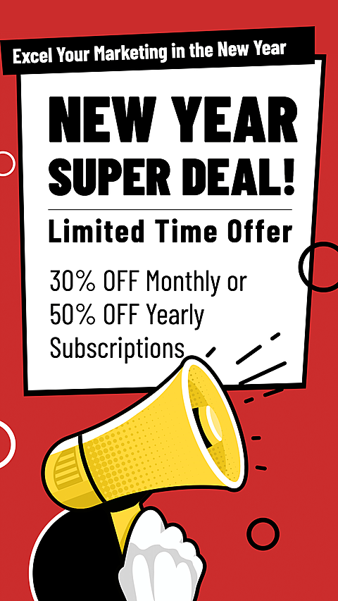Literary Paid Subscription Software New Year Sale Ecommerce Story