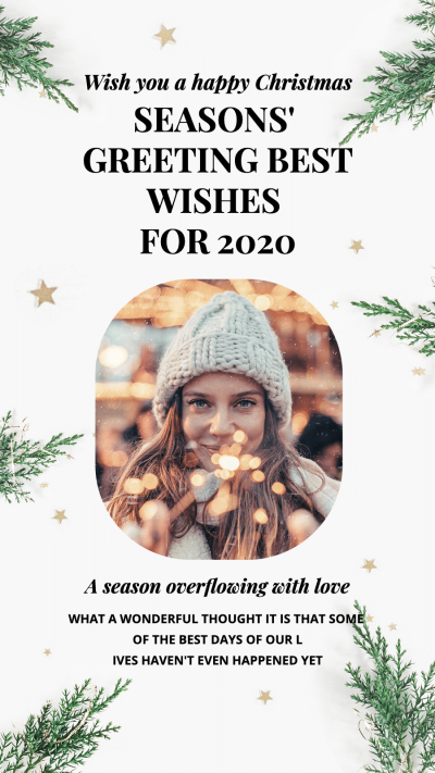 Christmas Seasons' Greeting Instagram Story Image