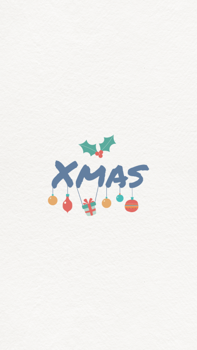 Literary Hand Painted Bells Decorate Christmas Greeting Text Instagram Highlight
