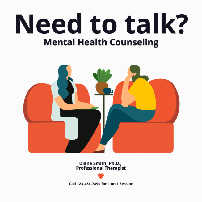 Mental Health Consoling Service Ecommerce Product Image预览效果