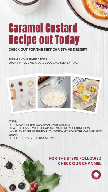 Fresh Style Cooking Tutorial Ecommerce Story预览效果